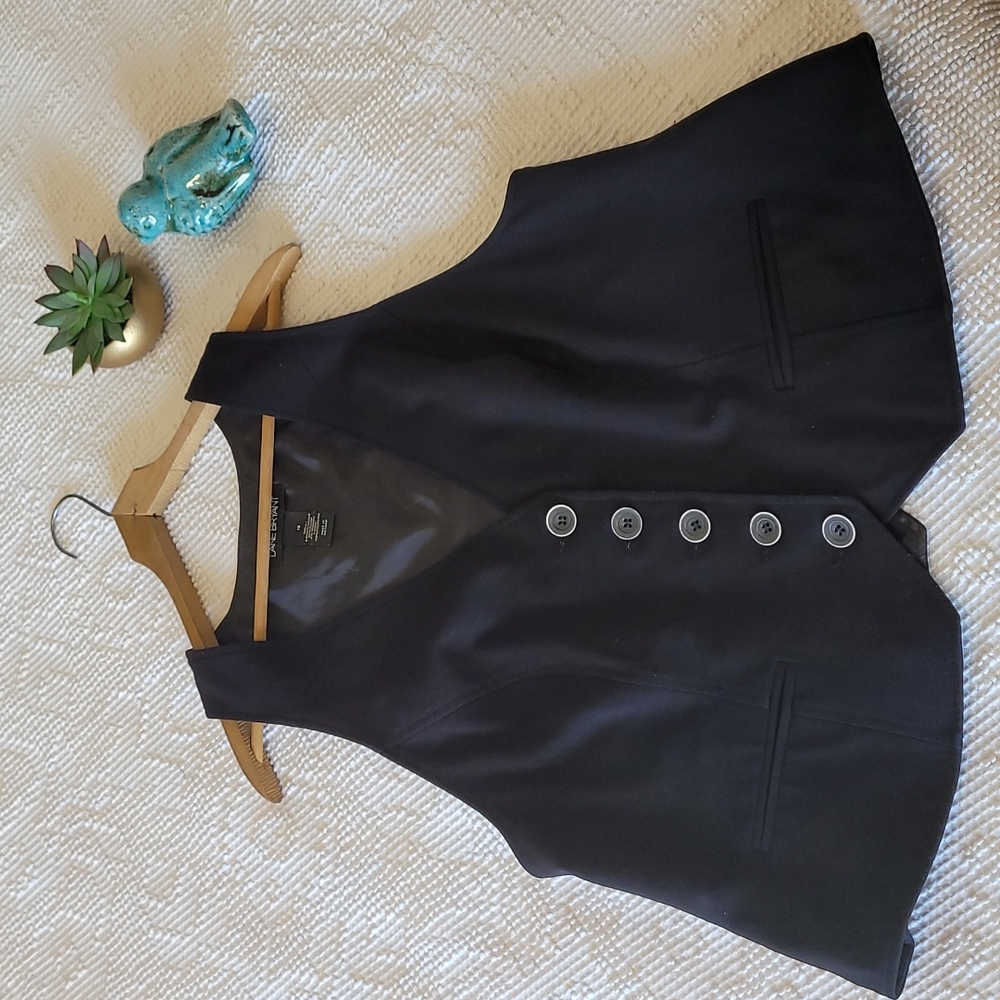 Lane Bryant Black Vest Plus Size 16
